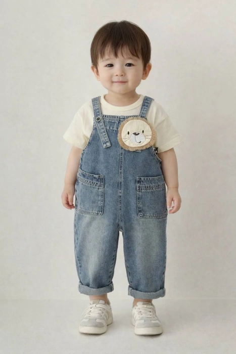 Детский джинсовый комбинезон (р-р 1-5 лет)