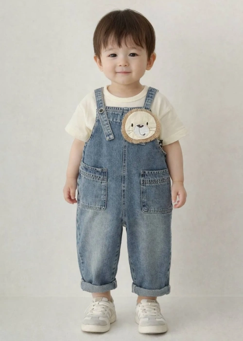 Детский джинсовый комбинезон (р-р 1-5 лет)