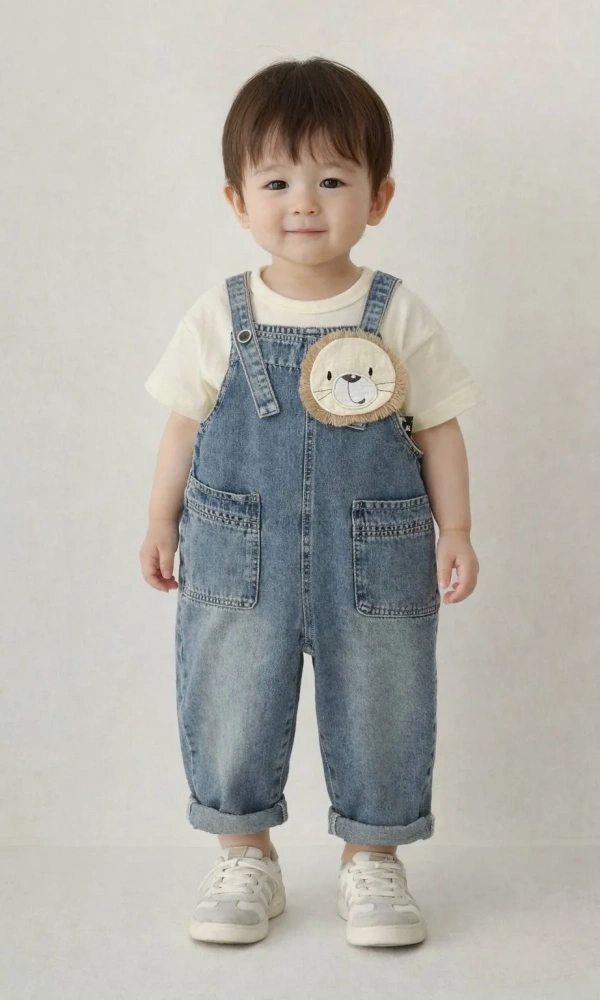 Детский джинсовый комбинезон (р-р 1-5 лет)