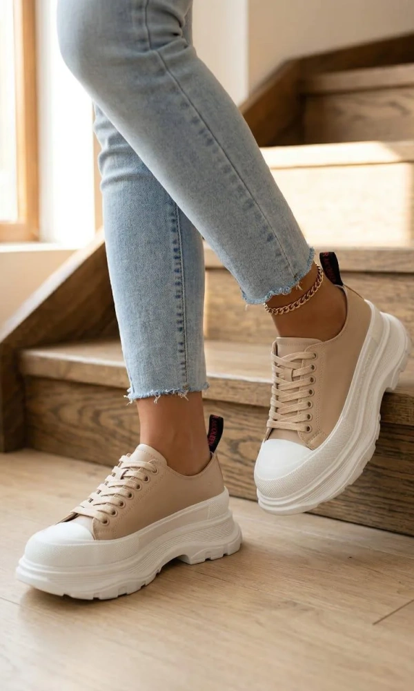 Кроссовки на платформе женские (р-р 36-40)