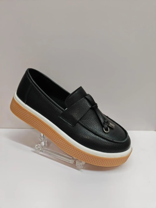 Кожаные мокасины на платформе женские (р-р 36-41)