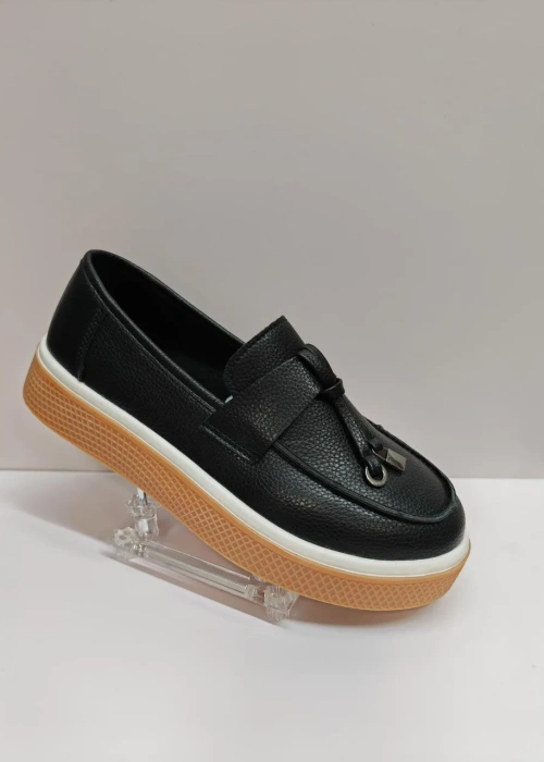 Кожаные мокасины на платформе женские (р-р 36-41)