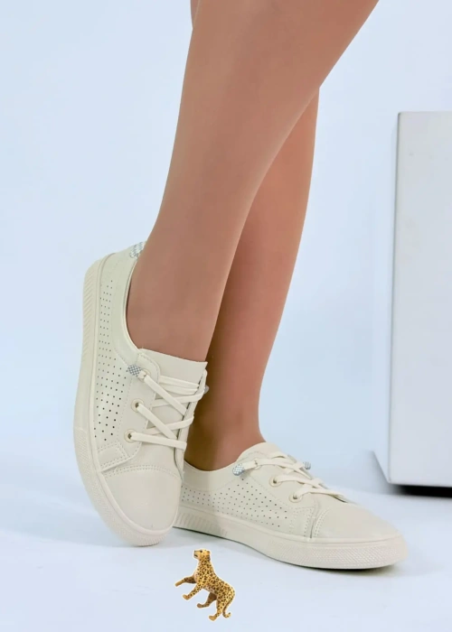 Кеды женские дышащие с быстрой шнуровкой (р-р 36-41)