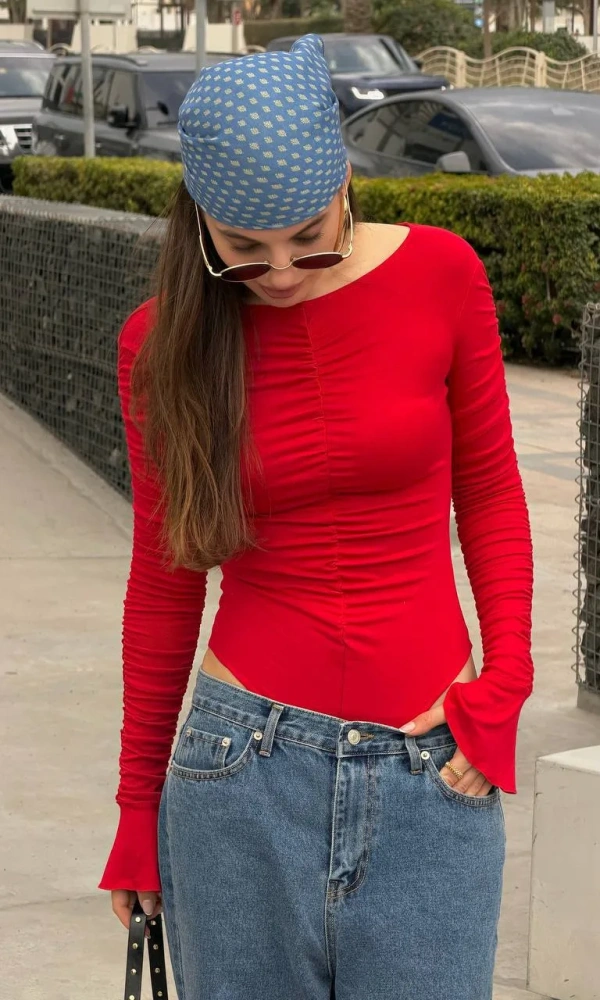 Боди с драпировкой женское (р-р 42-44)