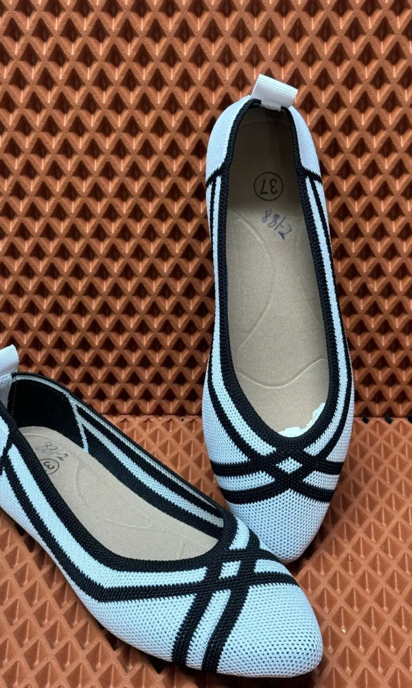 Балетки с узором вязаные женские (р-р 36-41)