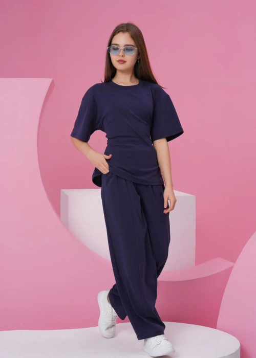 Костюм двойка футболка и брюки для девочки (р-р 36-44)