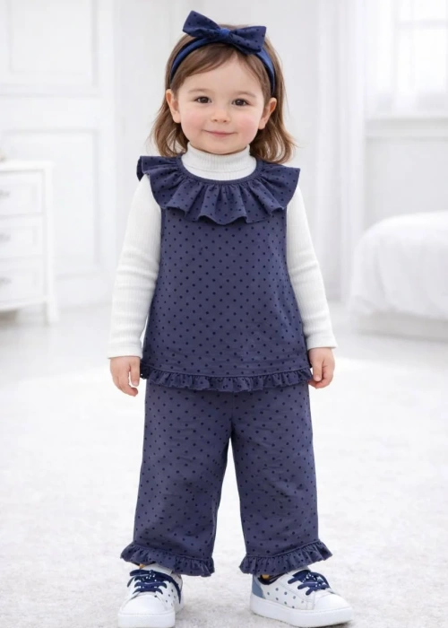 Костюм с рюшами для девочки тройка (р-р 1-4 лет)