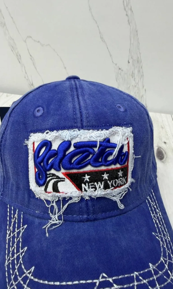 Бейсболка унисекс варёнка с вышивкой (р-р 56-60)