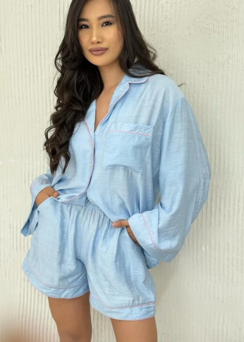 Костюм льняной женский с шортами (р-р 42-44)