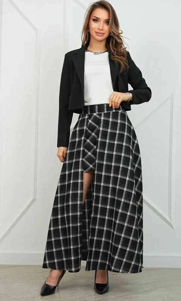 Юбка килт женская в клетку (р-р M-L)