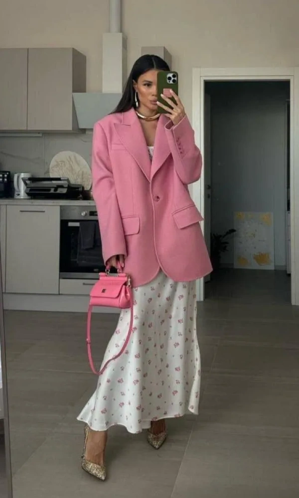 Юбка шёлковая с принтом женская (р-р 42-48)