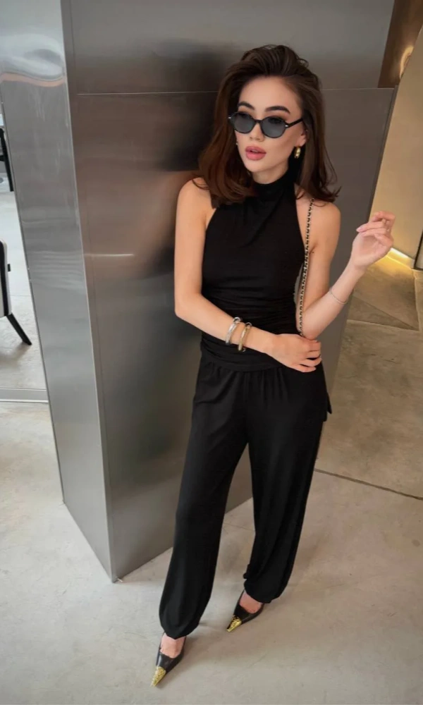 Костюм женский брючный с топом (р-р 42-44)