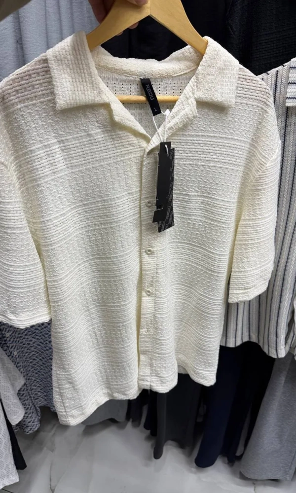 Рубашка вязаная мужская (р-р M-3XL)