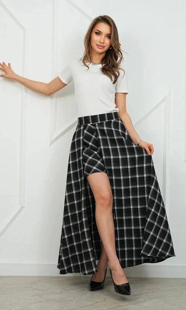 Юбка килт женская в клетку (р-р M-L)