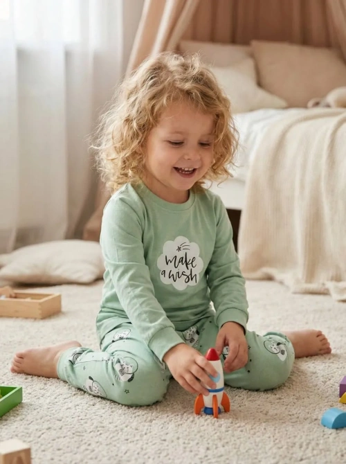 Пижама детская лонгслив и брюки (2-5 лет)