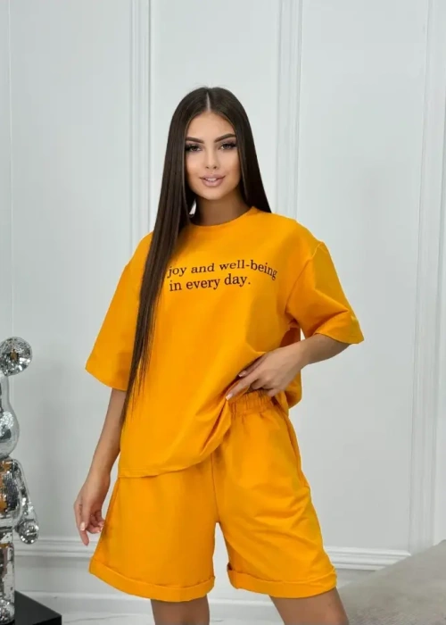 Костюм домашний футболка-шорты, женский (р-р 48-56)