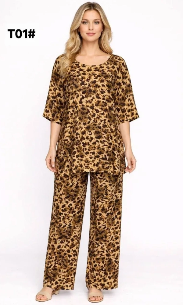 Комплект домашний брючный женский (р-р 54-60)