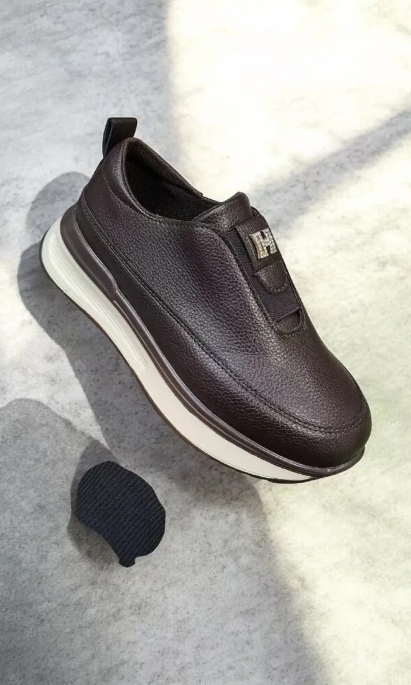 Кроссовки слипоны женские кожаные (р-р 36-41)