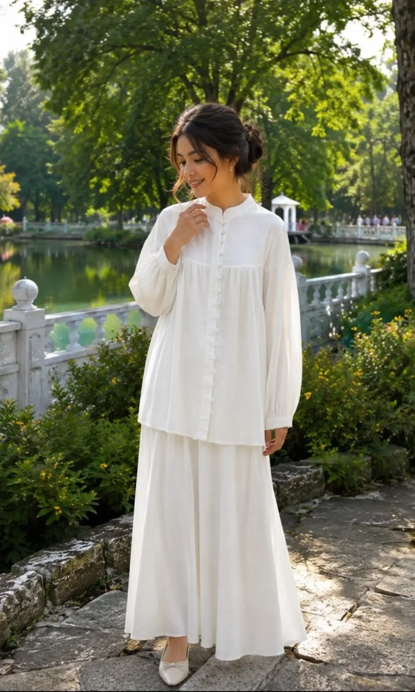 Костюм летний брюки и рубашка женский (р-р 42-48)