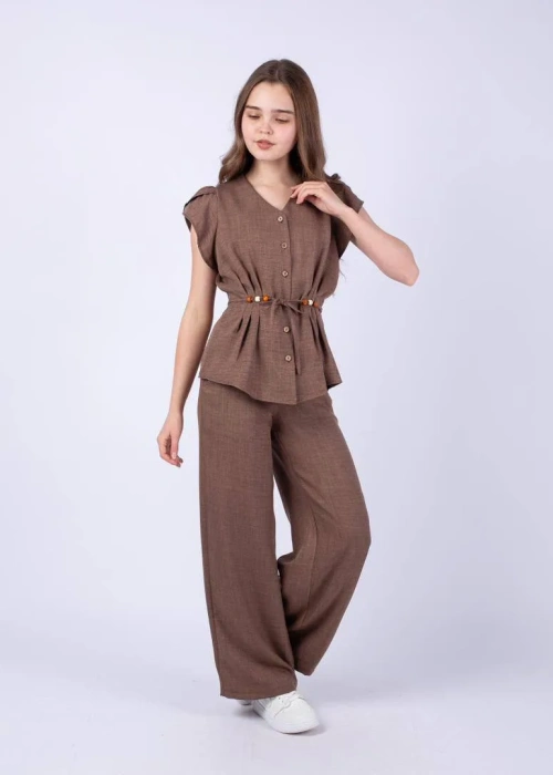 Летний костюм с брюками для девочки (р-р 36-44)