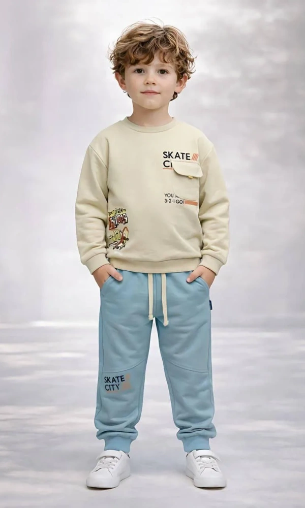 Костюм спортивный кофта и брюки для мальчика (р-р 1-3 лет)
