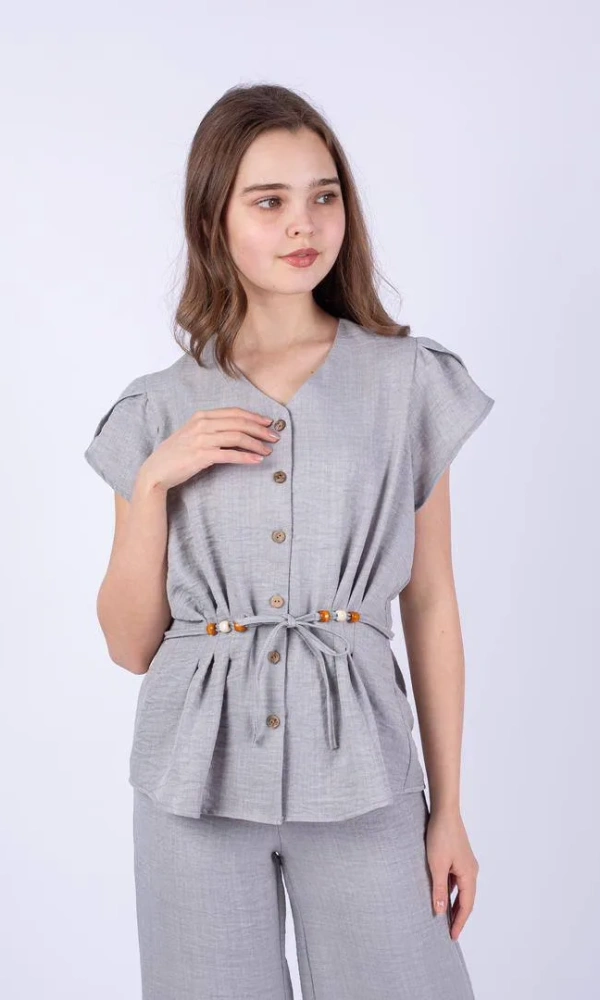 Летний костюм с брюками для девочки (р-р 36-44)