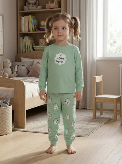 Пижама детская лонгслив и брюки (2-5 лет)