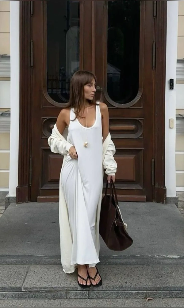 Платье-майка макси летнее (р-р 42-44)