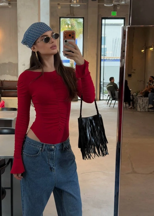 Боди с драпировкой женское (р-р 42-44)