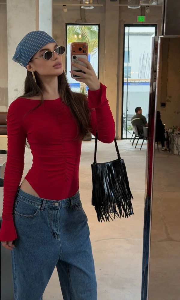 Боди с драпировкой женское (р-р 42-44)