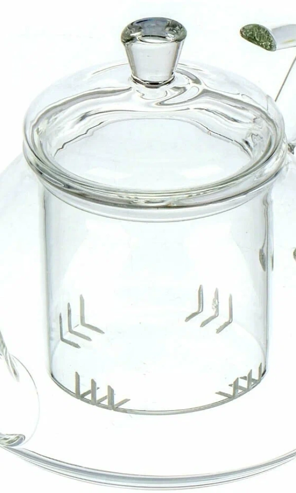 Чайник заварочный стекло, 0.8 л, с колбой