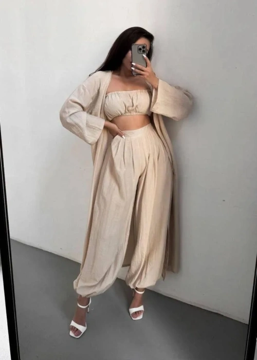 Костюм тройка летний женский (р-р 42-44)