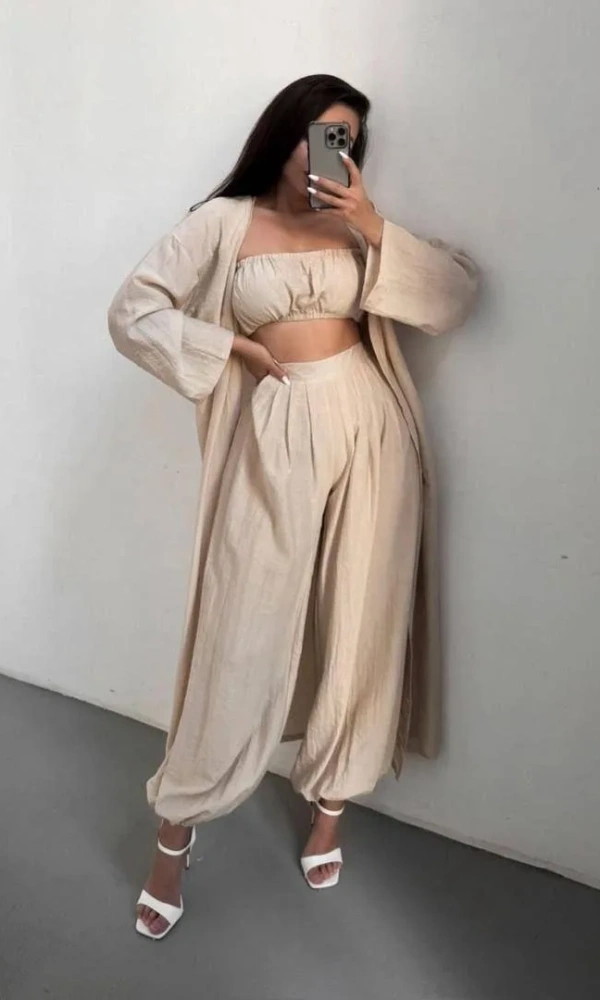 Костюм тройка летний женский (р-р 42-44)