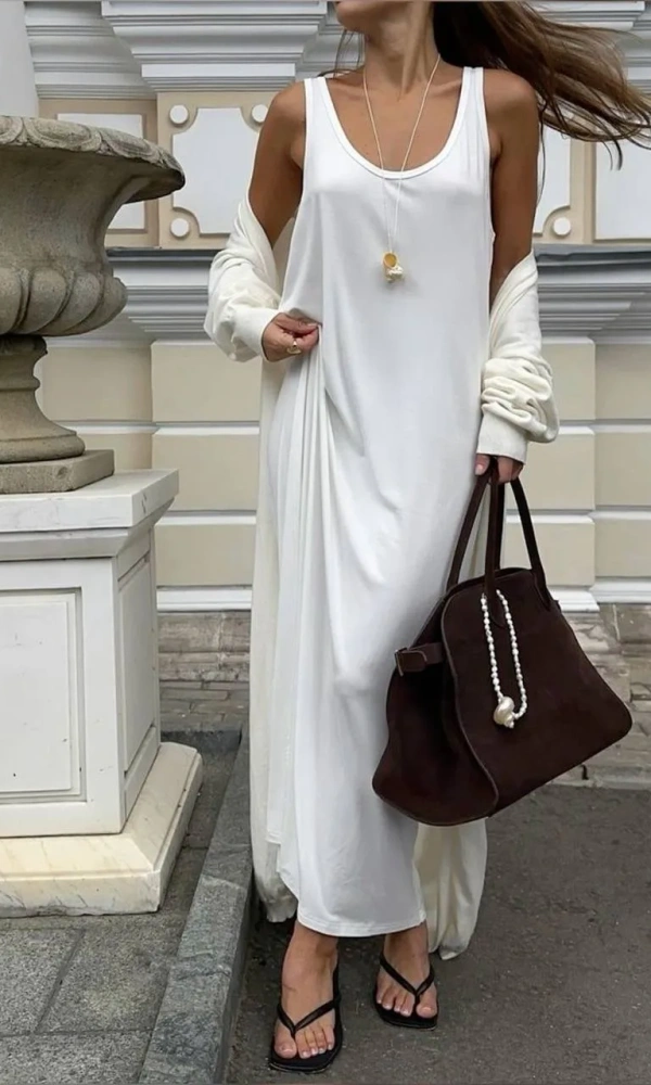 Платье-майка макси летнее (р-р 42-44)