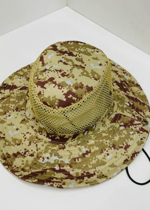 Шляпа камуфляжная с сеткой мужская (р-р 57-58)