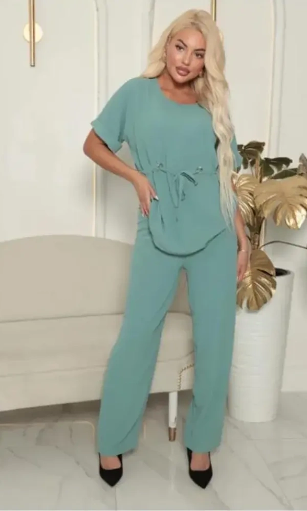 Костюм женский летний брючный (р-р 46-56)