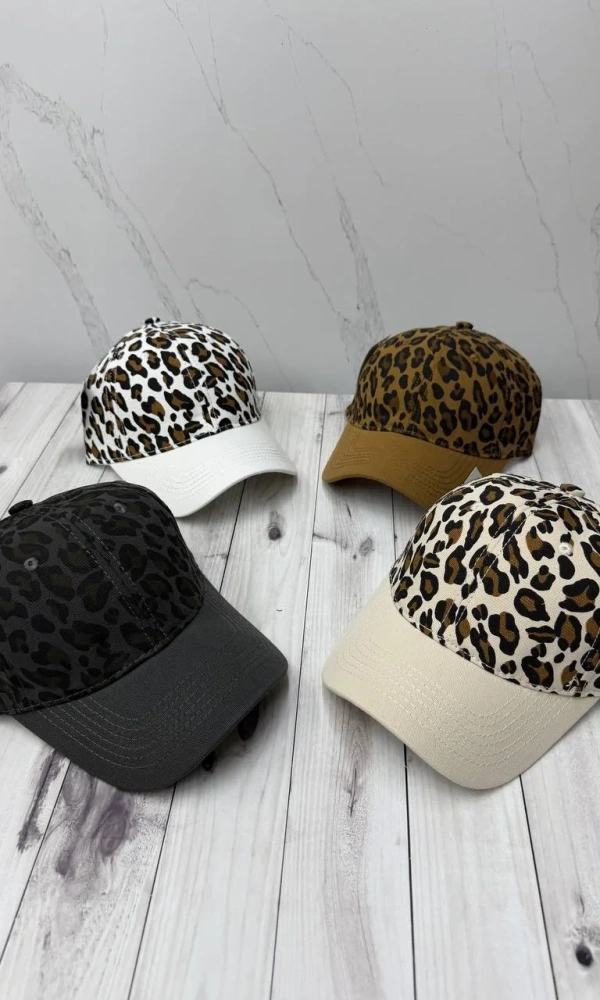 Кепка леопардовая унисекс (р-р 56-60)