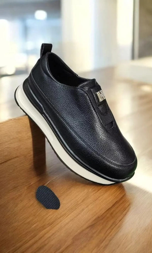 Кроссовки слипоны женские кожаные (р-р 36-41)