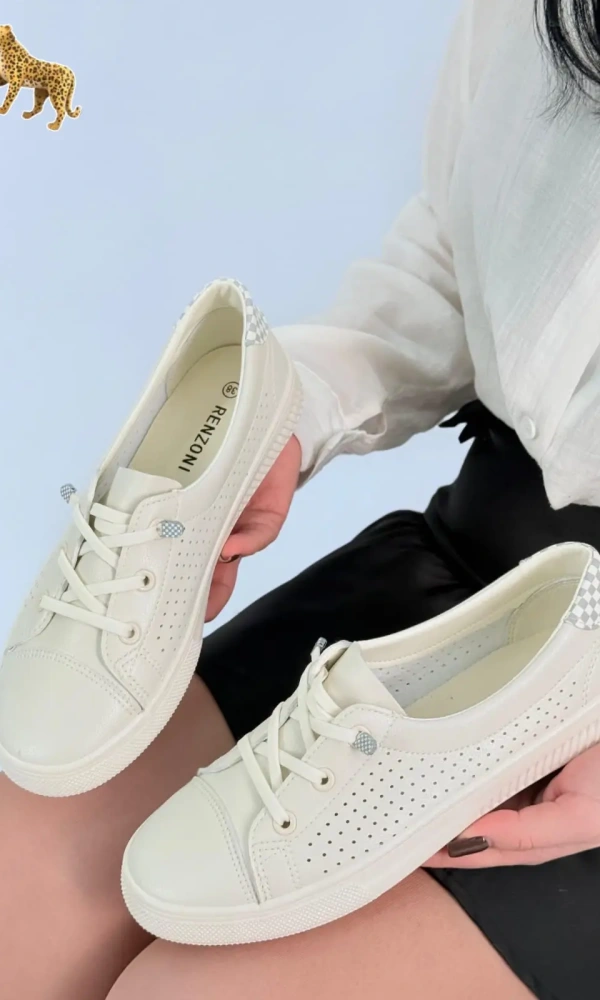 Кеды женские дышащие с быстрой шнуровкой (р-р 36-41)