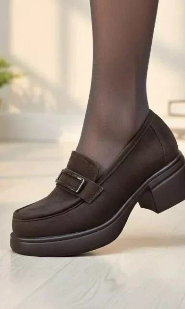 Лоферы женские на высокой платформе (р-р 36-41)