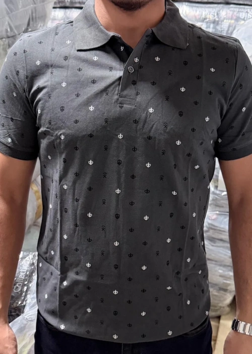 Футболка- поло с пуговицами мужская (р-р 48-56)