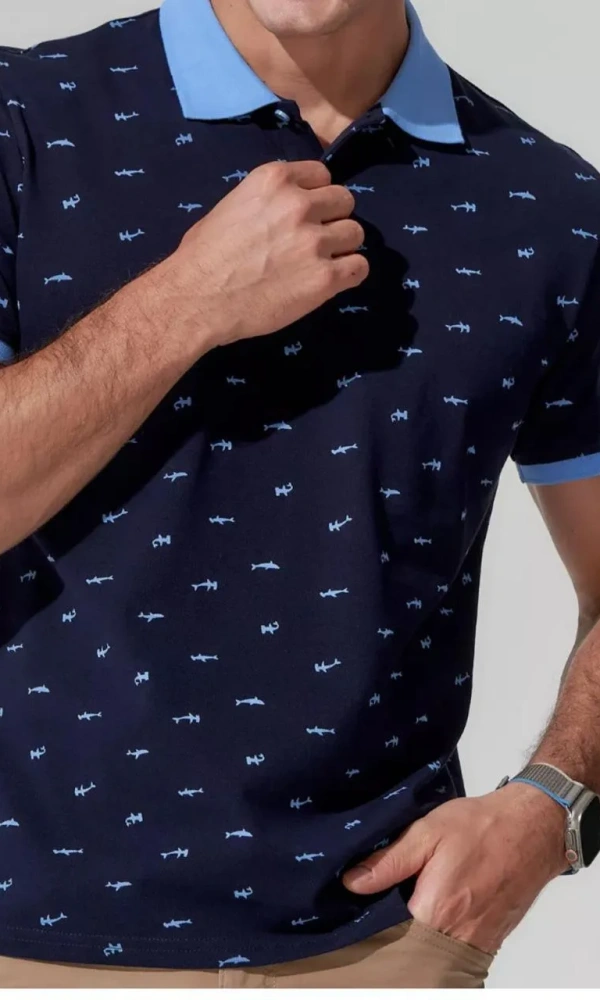 Футболка- поло с пуговицами мужская (р-р 48-56)