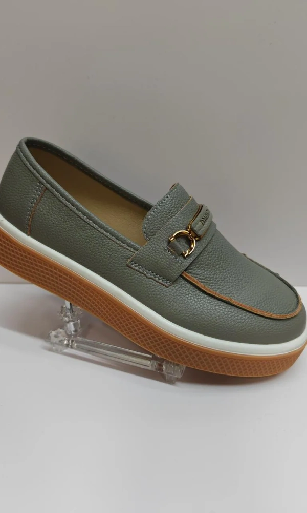 Мокасины кожаные на платформе женские (р-р 36-41)