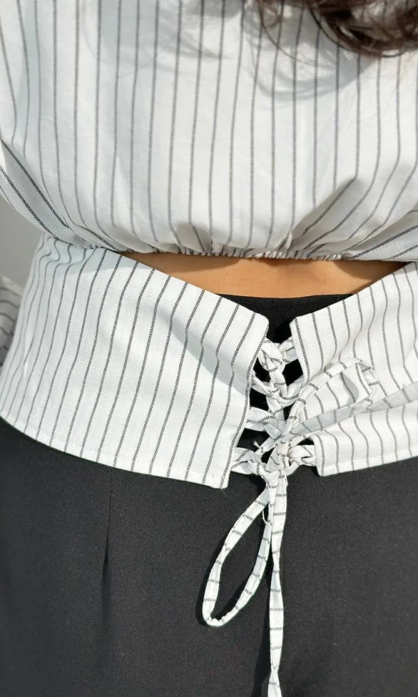 Рубашка-баска приталенная женская (р-р SS/MM)