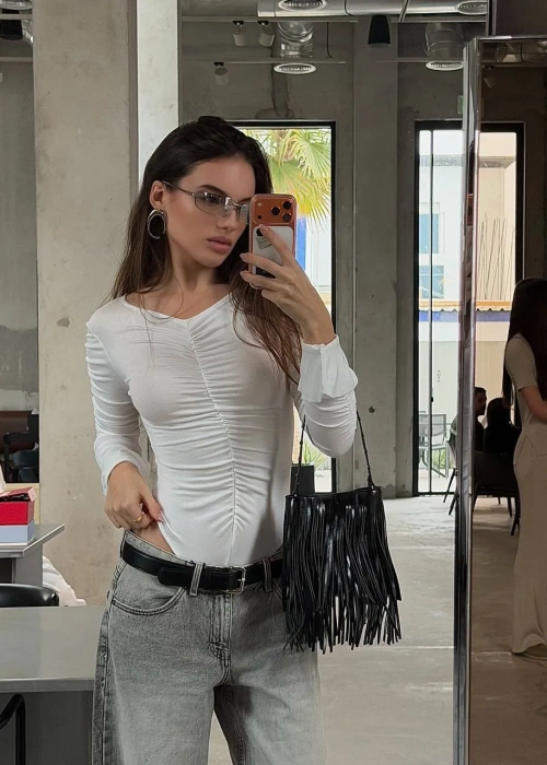 Боди с драпировкой женское (р-р 42-44)