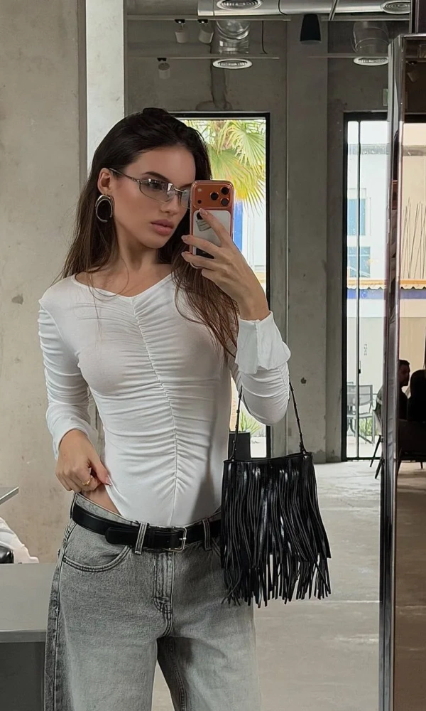 Боди с драпировкой женское (р-р 42-44)