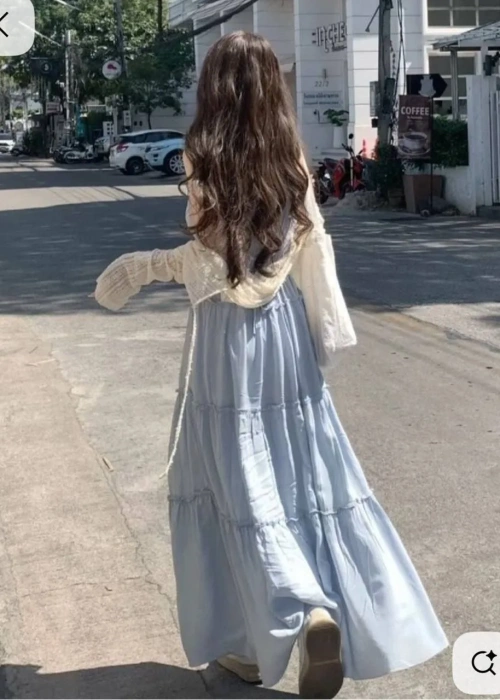 Юбка длинная макси с воланами (р-р 42-48)