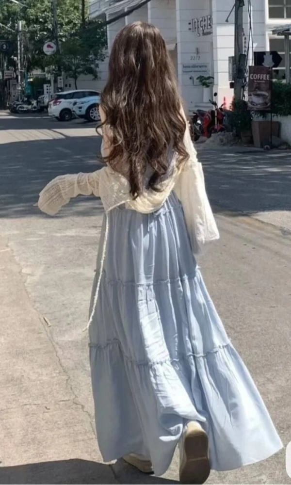 Юбка длинная макси с воланами (р-р 42-48)