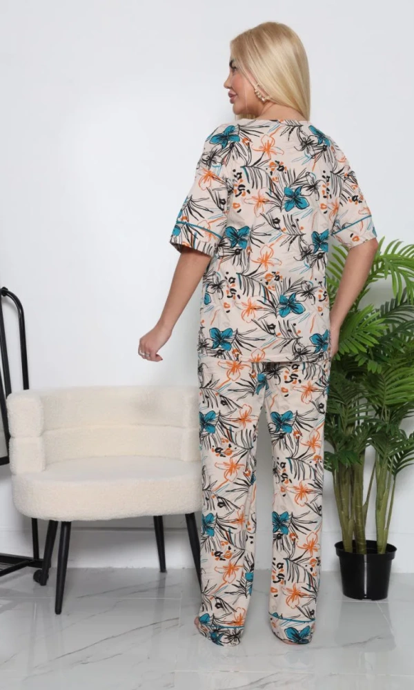 Пижама с брюками женская (р-р 46-56)