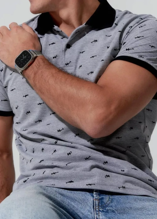 Футболка- поло с пуговицами мужская (р-р 48-56)